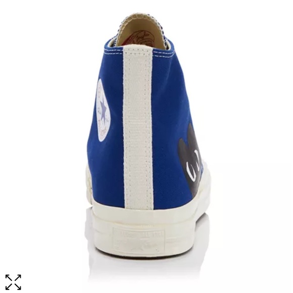 Comme Des Garcons PLAY
x Converse Unisex Chuck Taylor High Top Sneakers - Picture 2 of 5